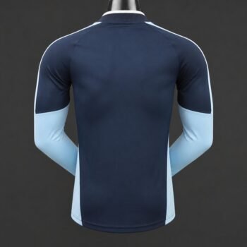 Player Version 2026 Argentina Away Navy Blue Long Sleeve Jersey