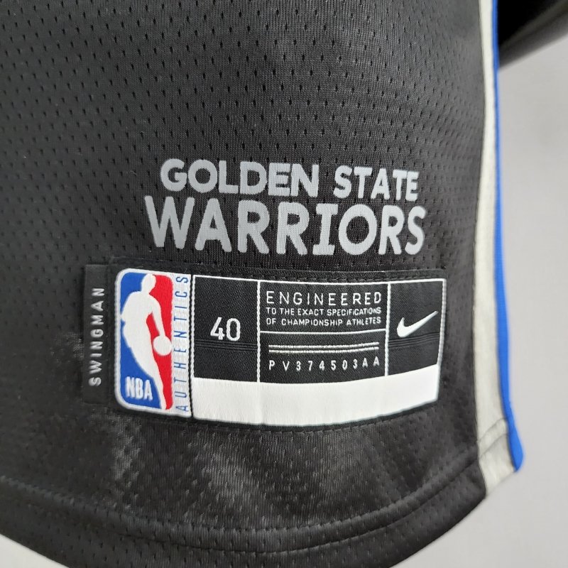 2020 THOMPSON #11 Warriors City Edition Black & Grey NBA Jersey