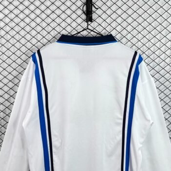 Retro 97/98 Napoli Away White Long Sleeve Jersey