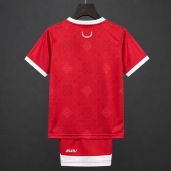 2026 Kids Wales National Team Red with Celtic Pattern Home Jersey