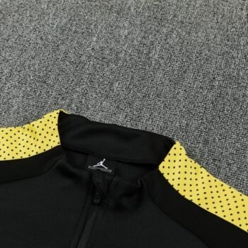 26/27 Brazil Black Full Zipper Jacket Tracksuit + Long Pants