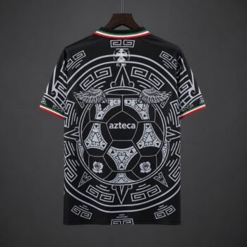 2026 Mexico Special Edition Black with Virgin of Guadalupe and Aztec Pattern Jersey