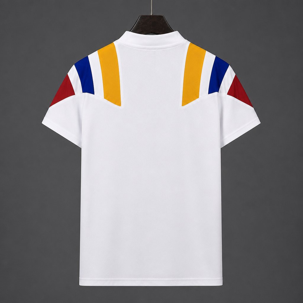 2026 Colombia White EQT Tricolor Casual Retro T-Shirt