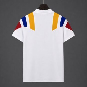 2026 Colombia White EQT Tricolor Casual Retro T-Shirt