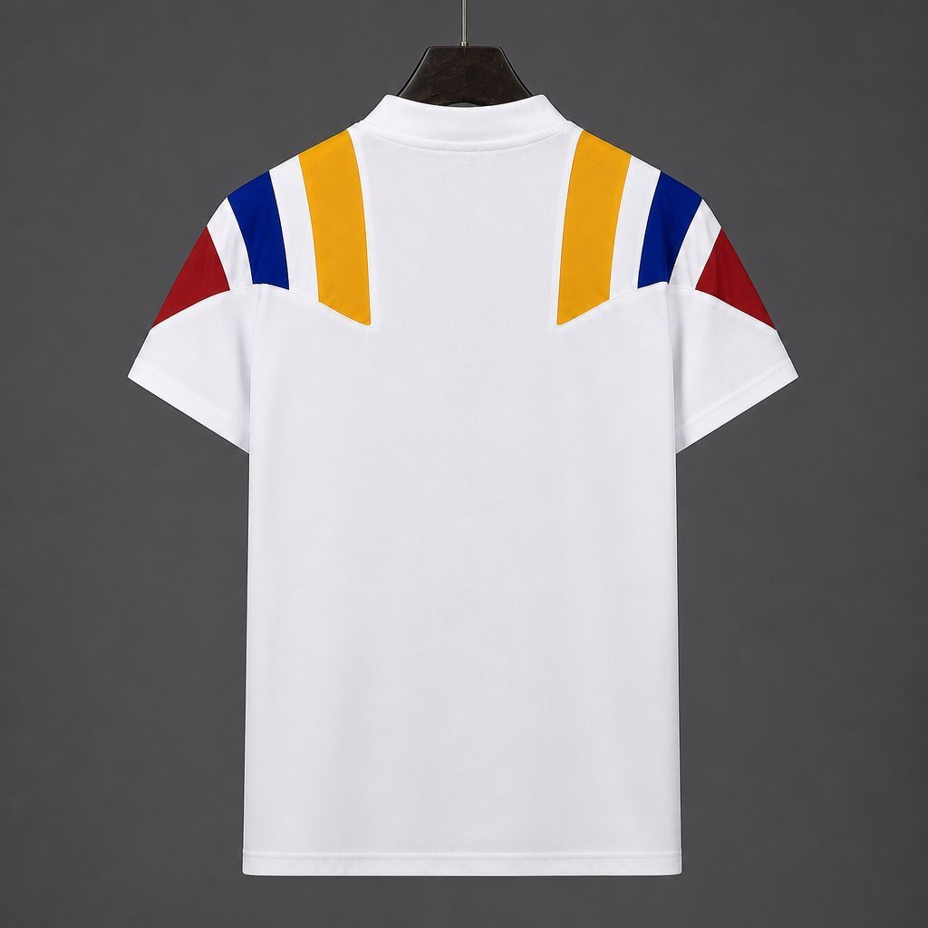 2026 Colombia White EQT Tricolor Casual Retro T-Shirt