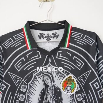 2026 Mexico Special Edition Black with Virgin of Guadalupe and Aztec Pattern Jersey