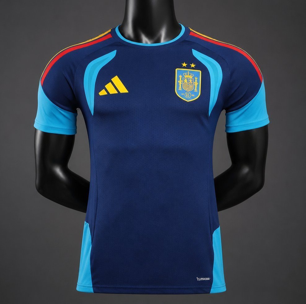 Player Version 2026 Spain National Team Third Dark Blue Jersey