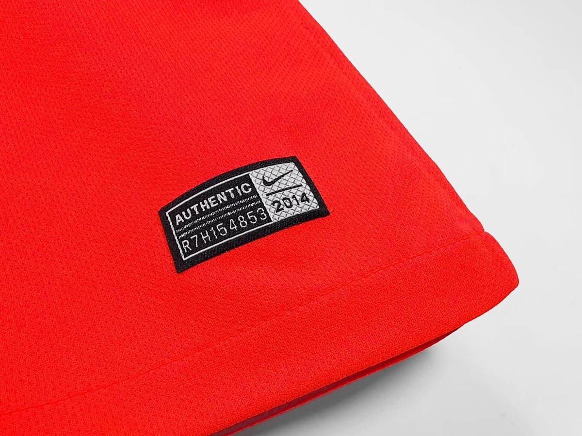 Retro 14/15 FC Barcelona Away Orange-Red Jersey