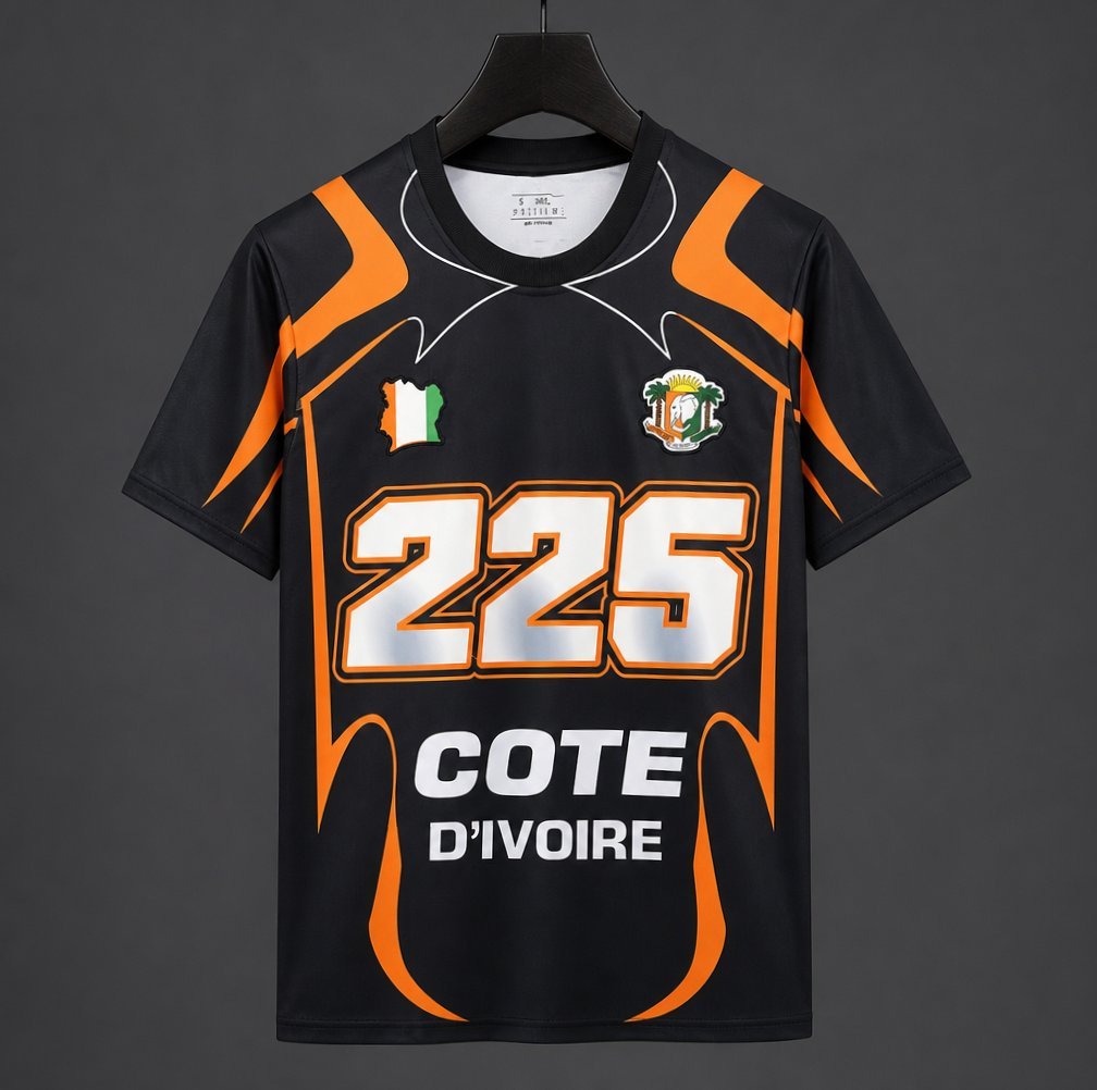 2026 Ivory Coast Côte d'Ivoire Black "225" Special Edition Jersey