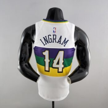 2018 New Orleans Pelicans INGRAM #14 Urban Edition White NBA Jersey