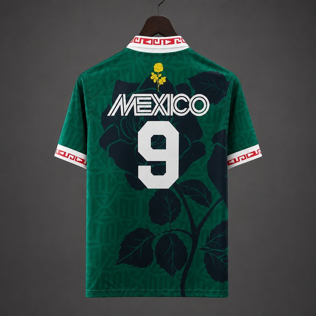 2026 Mexico x Willy Chavarria AOP Green Jersey