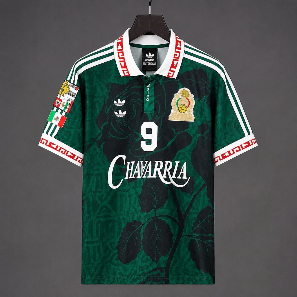 2026 Mexico x Willy Chavarria AOP Green Jersey