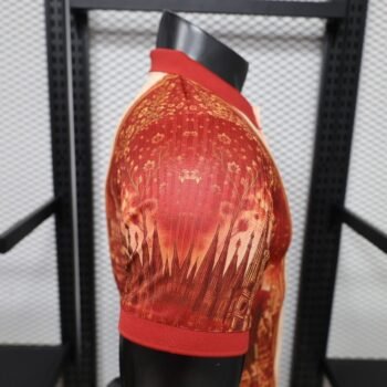 Player Version 2026 Spain National Team Away Heritage Pattern Jersey