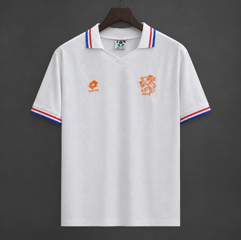 Retro 1994 Netherlands Away White Jersey