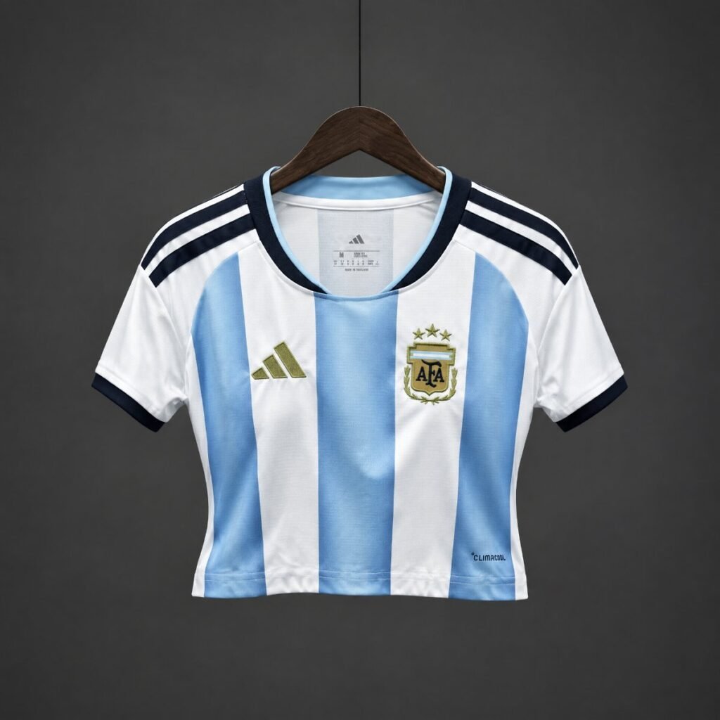 2026 Women Argentina Away Crop Jersey