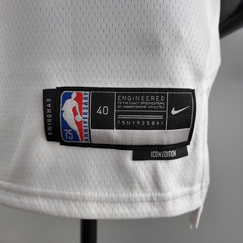 75th Anniversary IRVING #11 Los Angeles Lakers White NBA Jersey