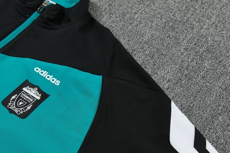 26/27 Liverpool Teal & Black Full Zipper Jacket Tracksuit + Long Pants