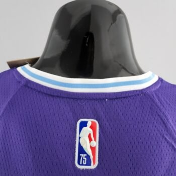 2022 75th Anniversary TOSCANO #95 Los Angeles Lakers City Edition Purple NBA Jersey