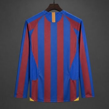 Retro 05/06 Barcelona Home Long Sleeve League Jersey