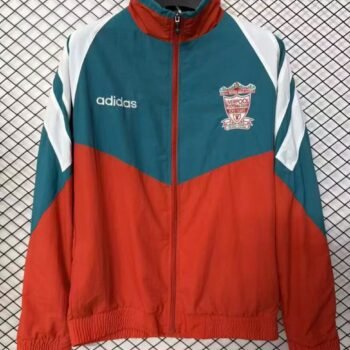 Retro 92/93 Liverpool Centenary Full Zipper Rain Jacket