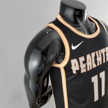 Atlanta Hawks Young #11 Limited Black NBA Jersey