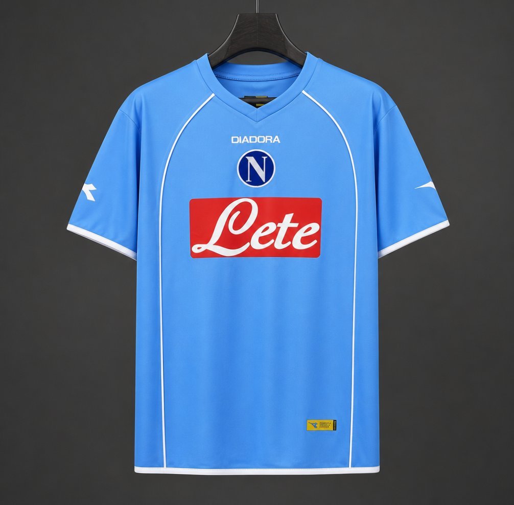 Retro 06/07 Napoli Home Sky Blue Jersey