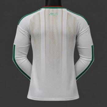 Player Version 2026 Algeria Away White Long Sleeve Jersey