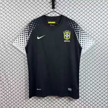 Retro 2010 Brazil Black Goalkeeper Jersey