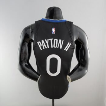 2020 PAYTON II#0 Warriors City Edition Black And Grey NBA Jersey
