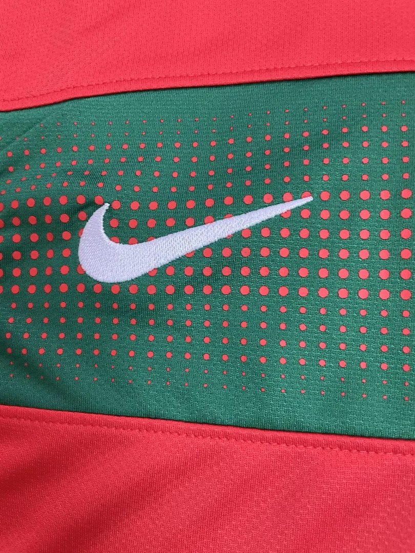 Retro 2010 Portugal Home Long Sleeve Jersey