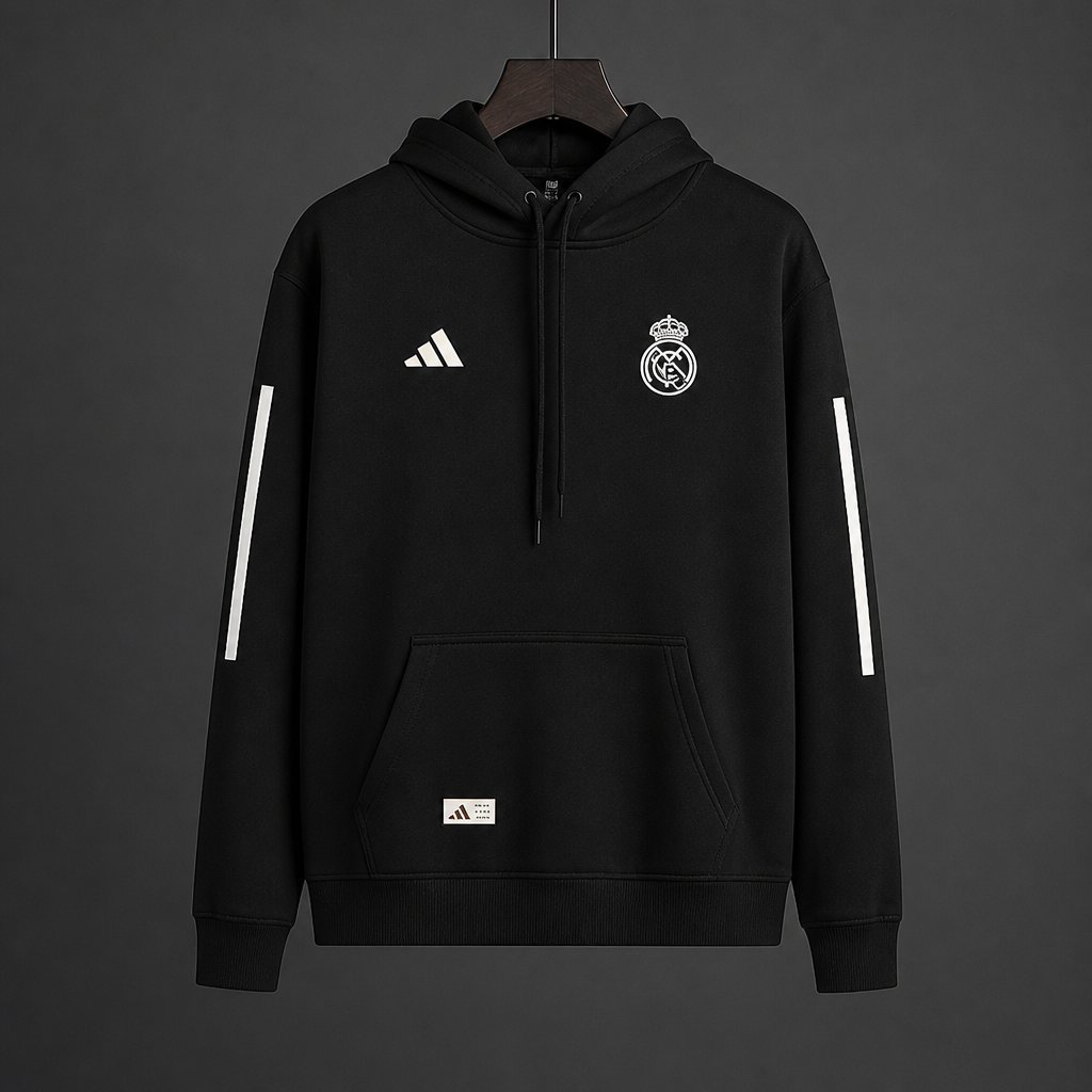 26/27 Real Madrid CF Third Black Hoodie 9 Colors