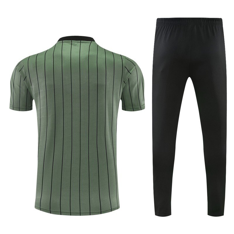 26/27 Bayern Dark Green Short Sleeve Tracksuit + Long Pants