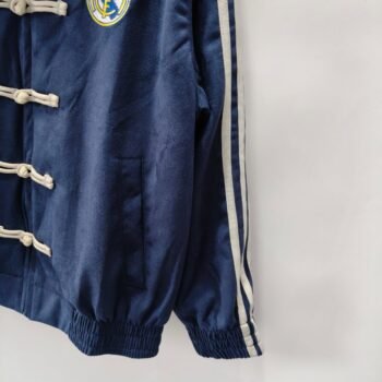 Retro 06/07 Real Madrid Navy Blue Chinese Button Jacket