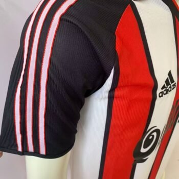 Retro 00/01 River Plate Away Red/White Stripes Jersey