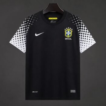 Retro 2010 Brazil Black Goalkeeper Jersey