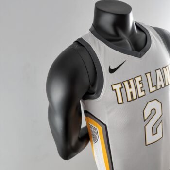 2018 Irving #2 Cleveland Cavaliers Grey NBA Jersey