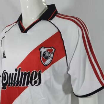 Retro 00/01 River Plate Home White Jersey