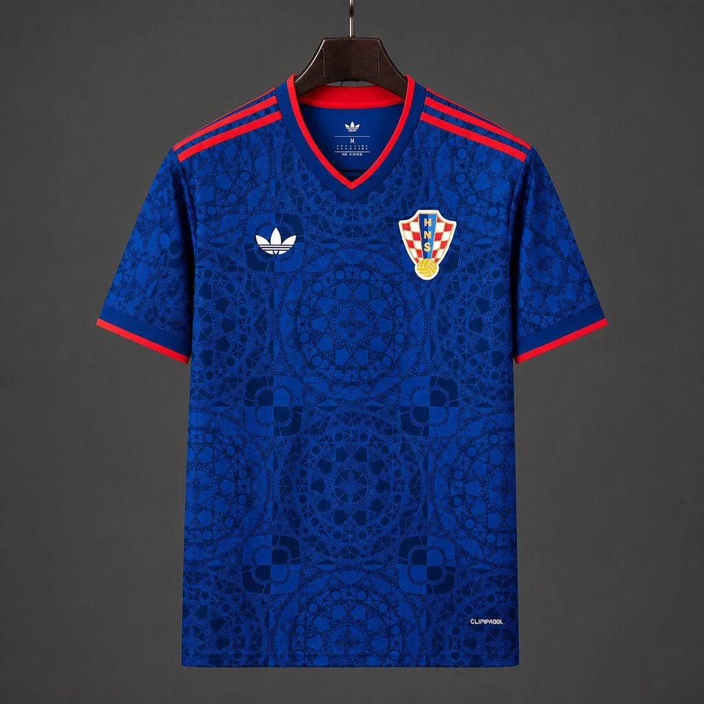 2027 Croatia Away Navy Blue Jersey