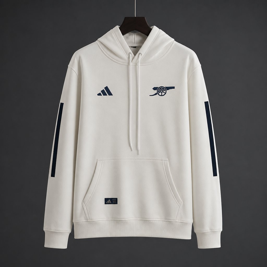 26/27 Arsenal Away White Hoodie 9 Colors