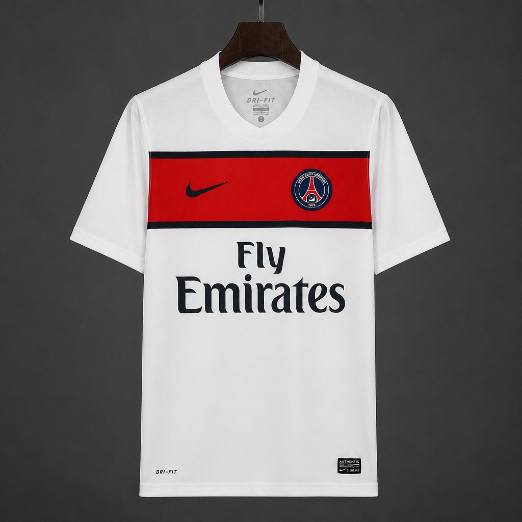 Retro 11/12 Paris Saint-Germain Away White Jersey