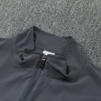 26/27 Inter Milan Grey & Black Full Zipper Jacket Tracksuit + Long Pants