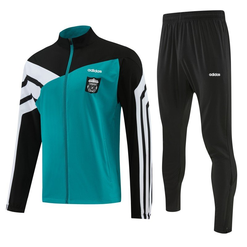 26/27 Liverpool Teal & Black Full Zipper Jacket Tracksuit + Long Pants