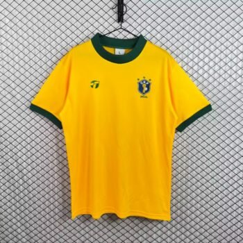 Retro 1982 Brazil Home Jersey