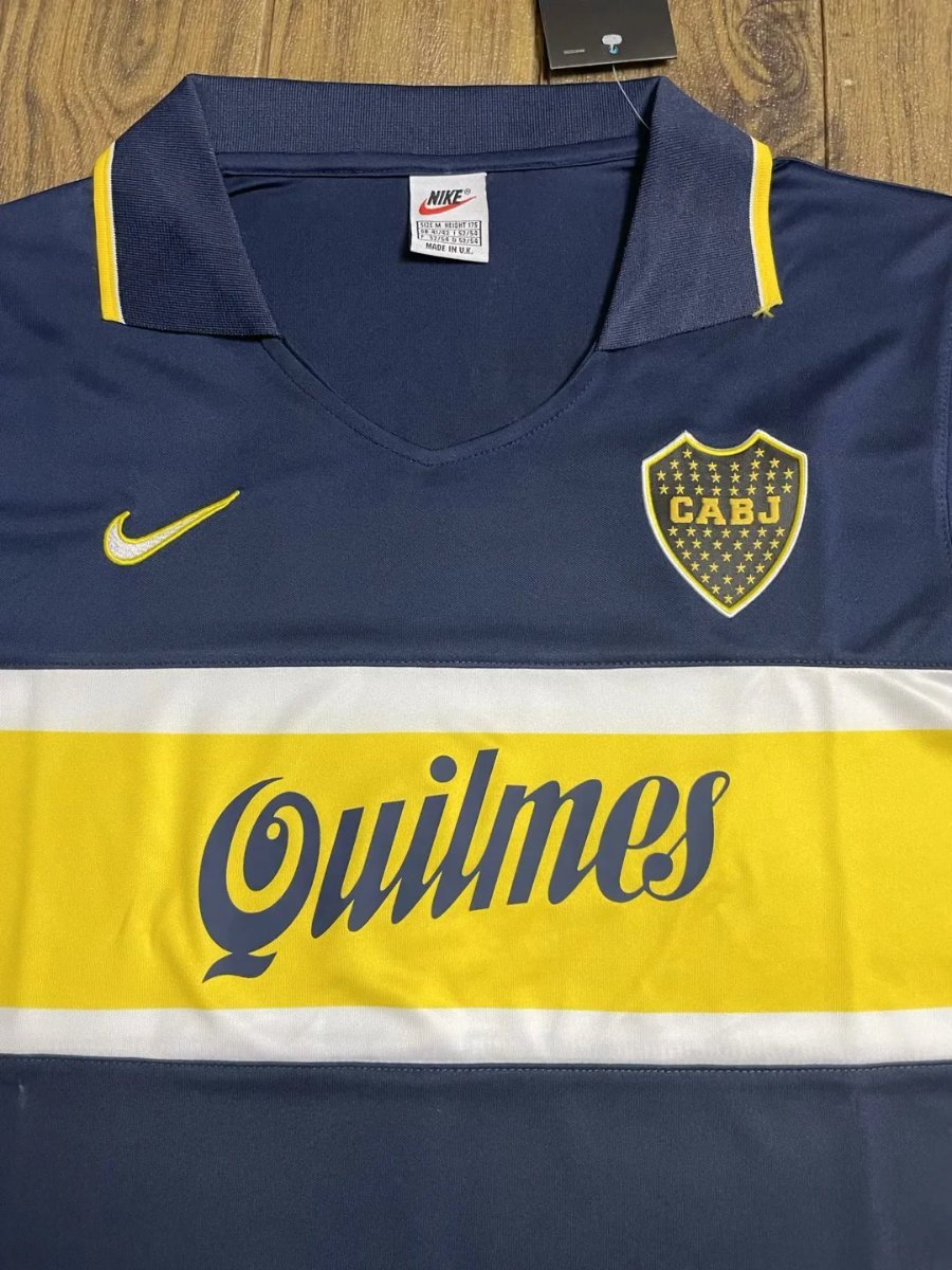 Retro 96/97 Boca Juniors Home Long Sleeve Jersey