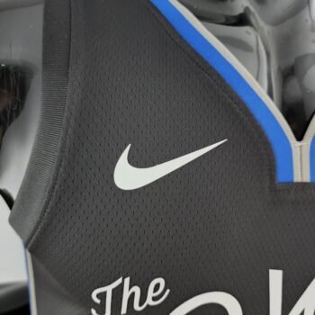 2020 POOLE#3 Warriors City Edition Black & Grey NBA Jersey