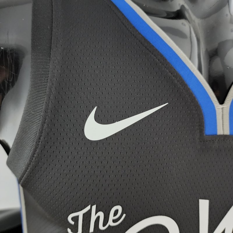 2020 POOLE#3 Warriors City Edition Black & Grey NBA Jersey