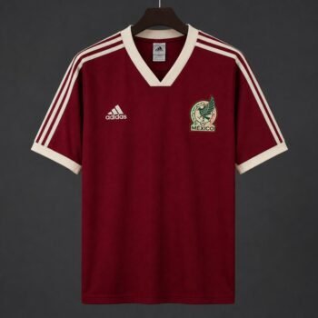 2025 Mexico Icon Retro Dark Red Jersey