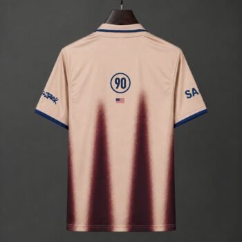 2026 USA x Travis Scott Cactus Jack Total 90 Retro Cream/Maroon Jersey