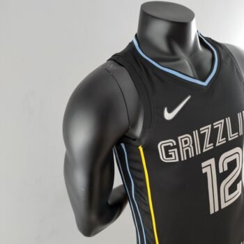 MORANT#12 Memphis Grizzlies Honor Edition Black NBA Jersey