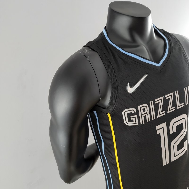 MORANT#12 Memphis Grizzlies Honor Edition Black NBA Jersey
